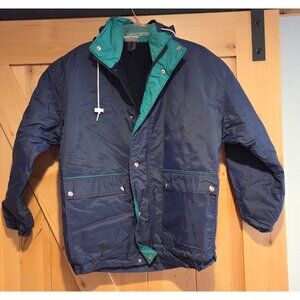 Vintage Guy Gotten Pilote Fleece Lined Coat Hooded Men's Size L